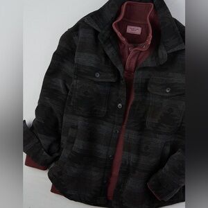 American Eagle Men’s Corduroy Shirt Jacket Size Large Oversized-Fit